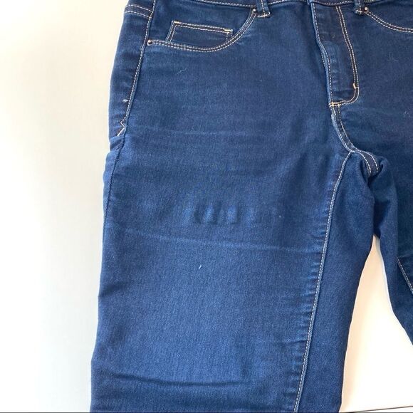 Mossimo high waist denim leggings size 1 dark wash - Picture 3 of 4